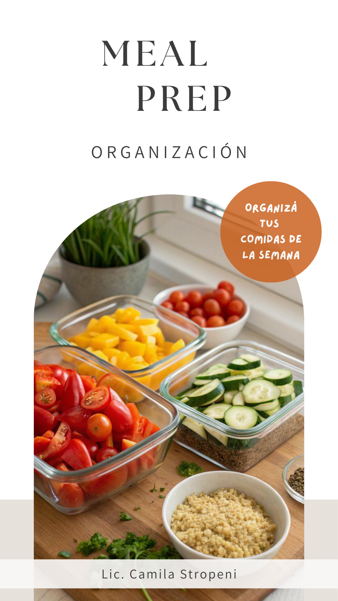 Guía de Meal Prep – Organizá tus comidas y ganá tiempo