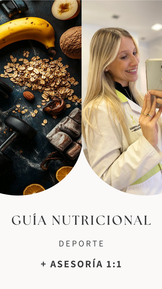 Guía Nutrición Deportiva + Plan personalizado con asesoría 1:1